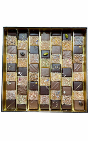 Coffret "Damier" 63 pièces