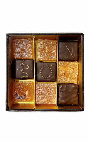 Coffret "Damier" 9 pièces