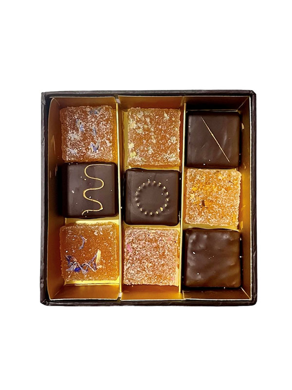 Coffret "Damier" 9 pièces