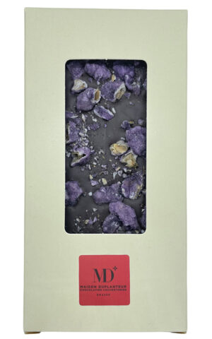 chocolat fleurs Sierra Leone 70% violette